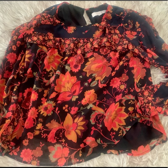 Loft Floral Blouse - Picture 1 of 3